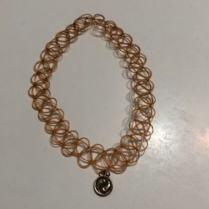 A gold choker